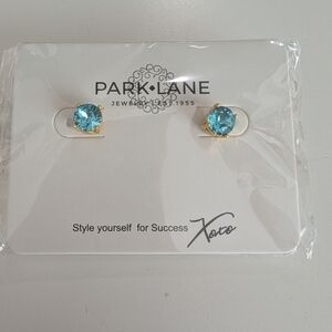 Park Lane Aqua Gemstone Earrings